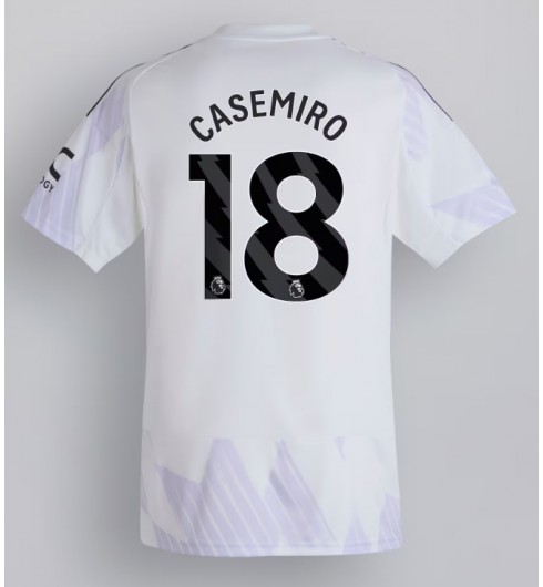 Manchester United Casemiro #18 Venkovní Dres 2025-26 Krátký Rukáv Manchester United Casemiro #18 Venkovní Dres 2025-26 Krátký Rukáv